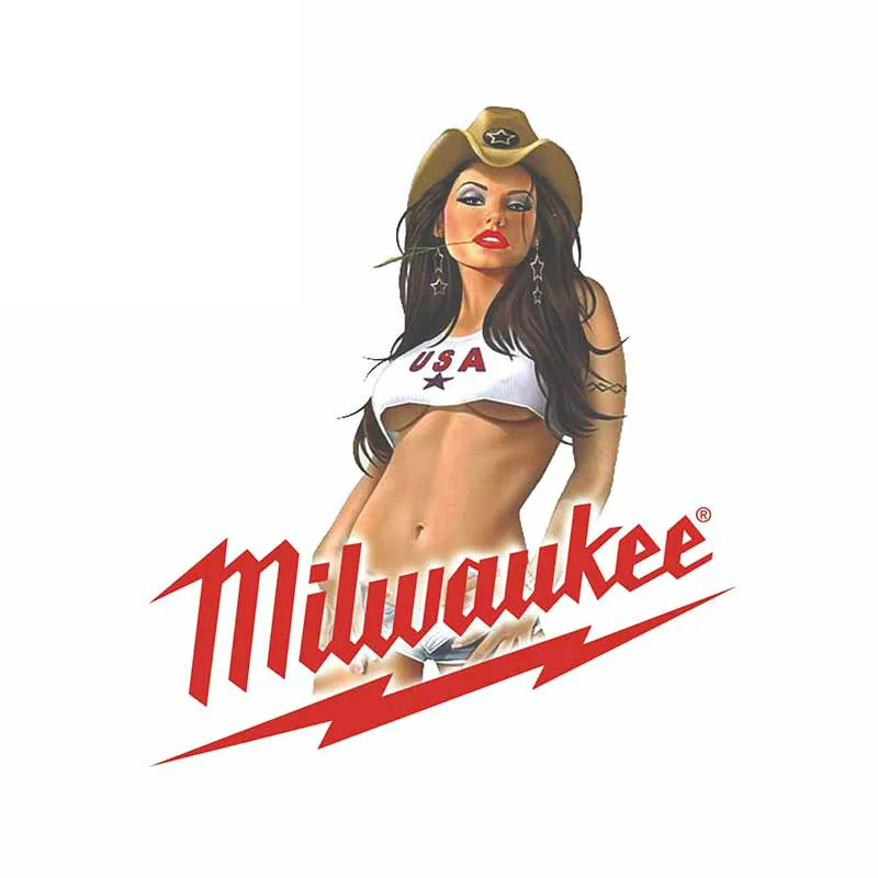 

Creative Car Stickers for Milwaukee Fine Motorcycle Decal Decals Waterproof Bumper Hard Rock Sexy Car Accessories Apply To Car