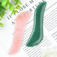 2pcs multi color natural guasha jade stone massage for face scratching body detoxification fatigue remove relax muscle skin care