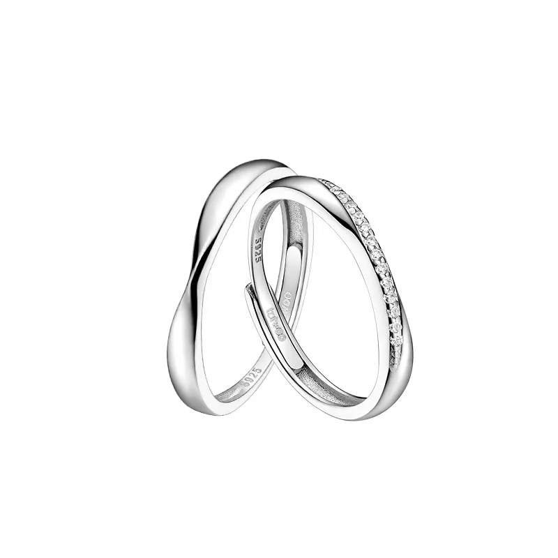 

Totwoo, персонализированные серебряные парные кольца «925» для женщин, подарки на отношения