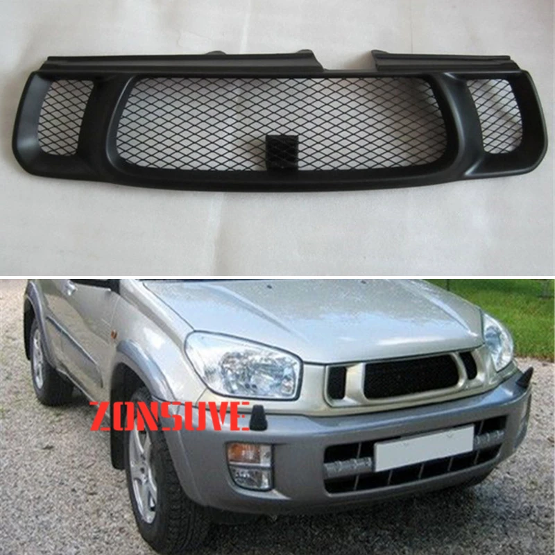 Применение для Toyota RAV4 2001 2002 2003 год углеродного волокна Refitt спереди центр гоночной