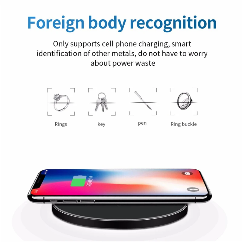 Беспроводное зарядное устройство Qi 20 Вт для Samsung S20 S10 Note 10 IPhone 11 Pro Xs Max X 8 Plus |