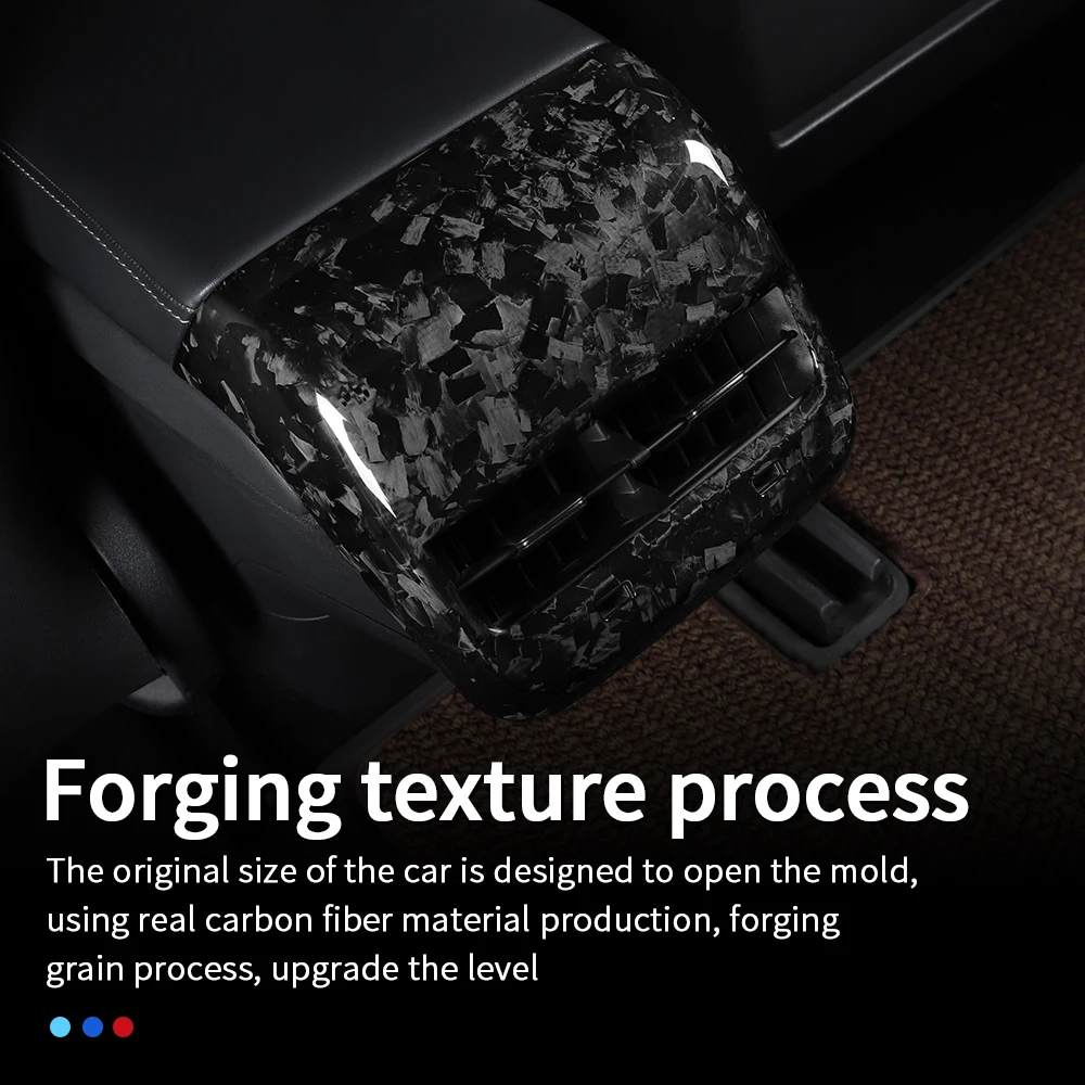 Настоящие кованые Углеродные волокна для Tesla model 3 Аксессуары/автомобильные