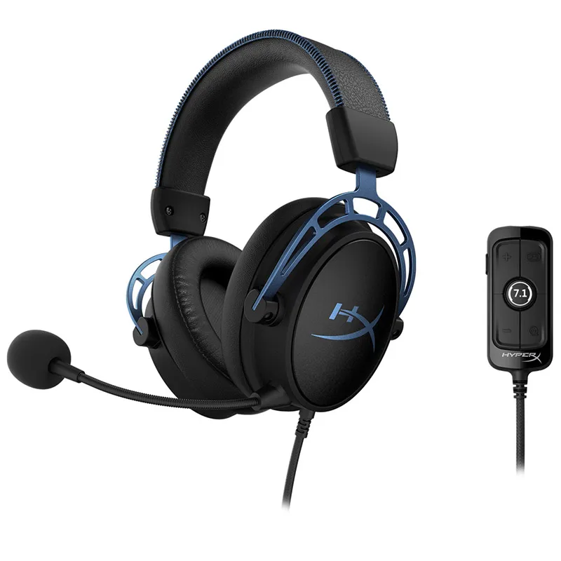 Alpha S Kingston HyperX Cloud Alpha фиолетовый Ограниченная серия электронных спортивных наушников с микрофоном игровая гарнитура для ПК PS4 Xbox Mobile - Цвет: Alpha S