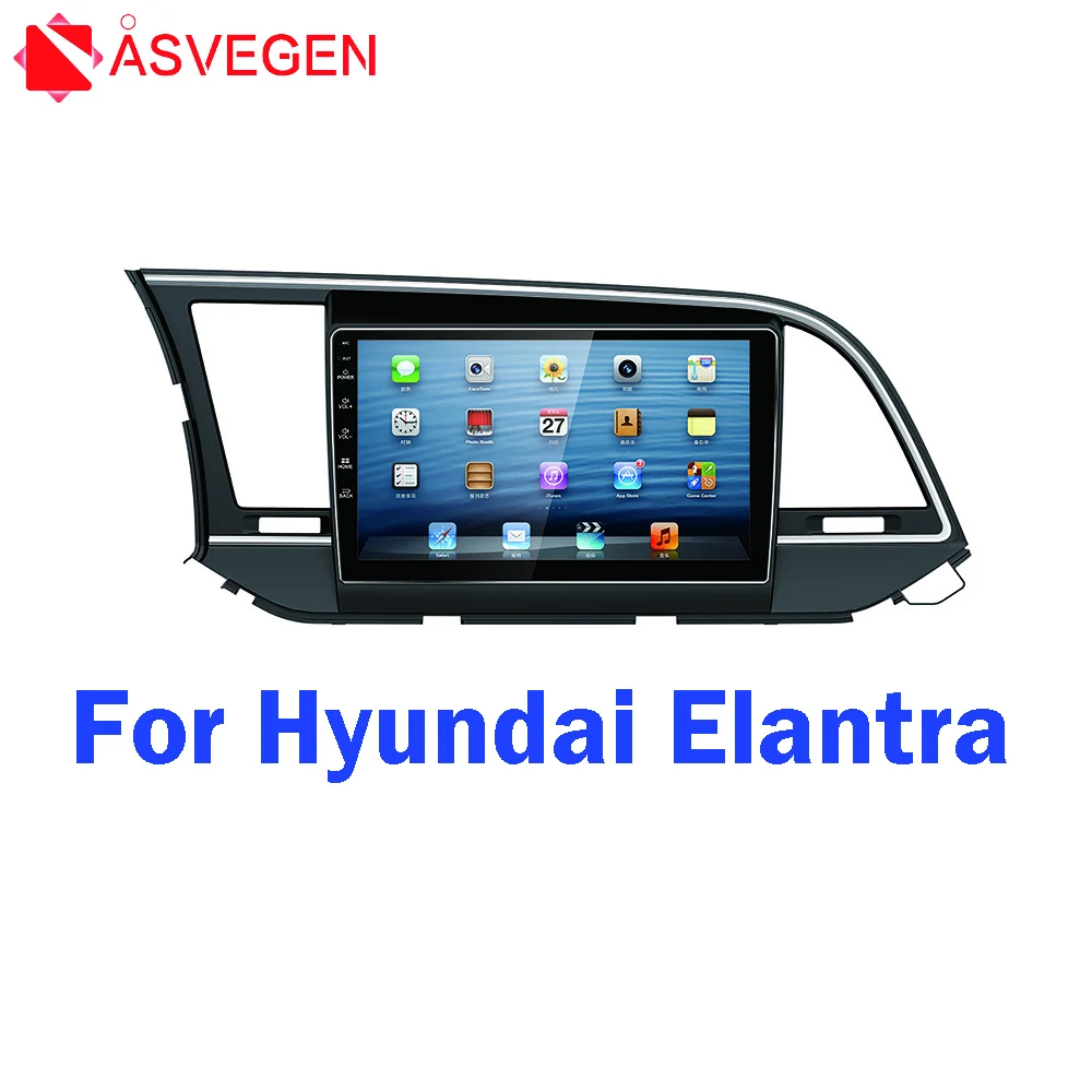 

10.1 Inch Car Fascia For Hyundai Elantra Fascias Audio Fitting Adaptor Panel Frame Car DVD Frame Dashboard