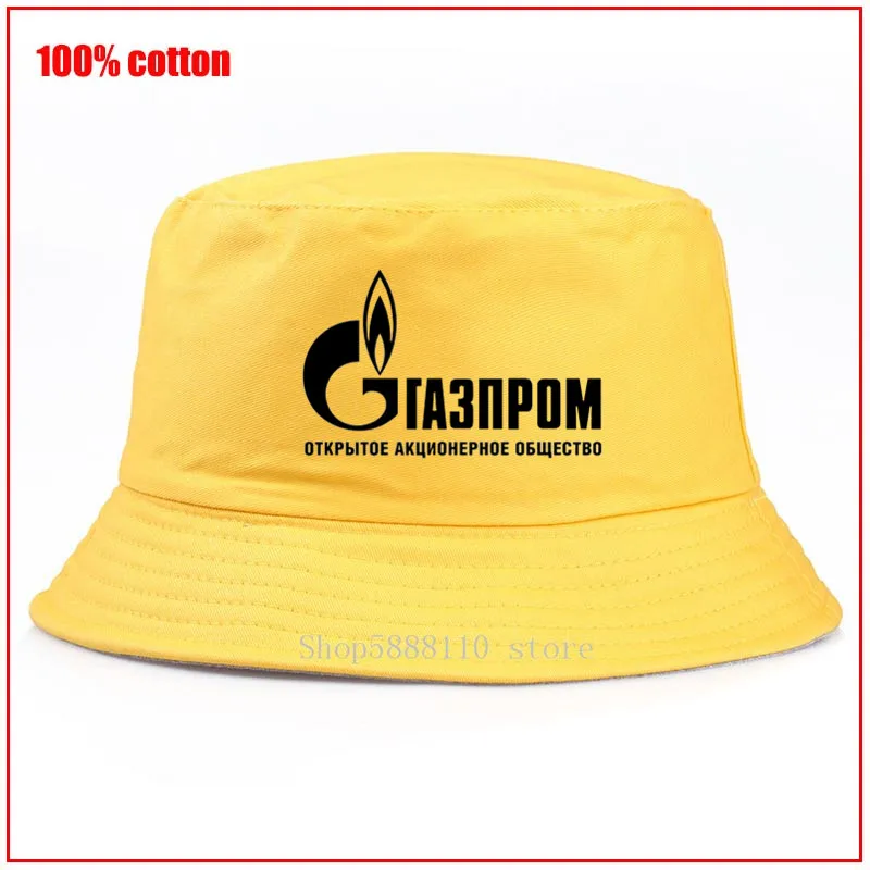 Мужская шляпа-Панама с логотипом GAZPROM летняя Панама в стиле хип-хоп для мальчиков