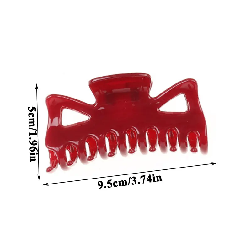 

Simple Geometric Hairpins Barrette Women Girls Fashion Hair Accessories Elegant Plastic Hair Clip Big Size Hair Claws