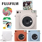 3 цвета Fujifilm Instax SQUARE SQ1 мгновенная фотокамера + 20 листов квадратная пленка + чехол из искусственной кожи + наклейки