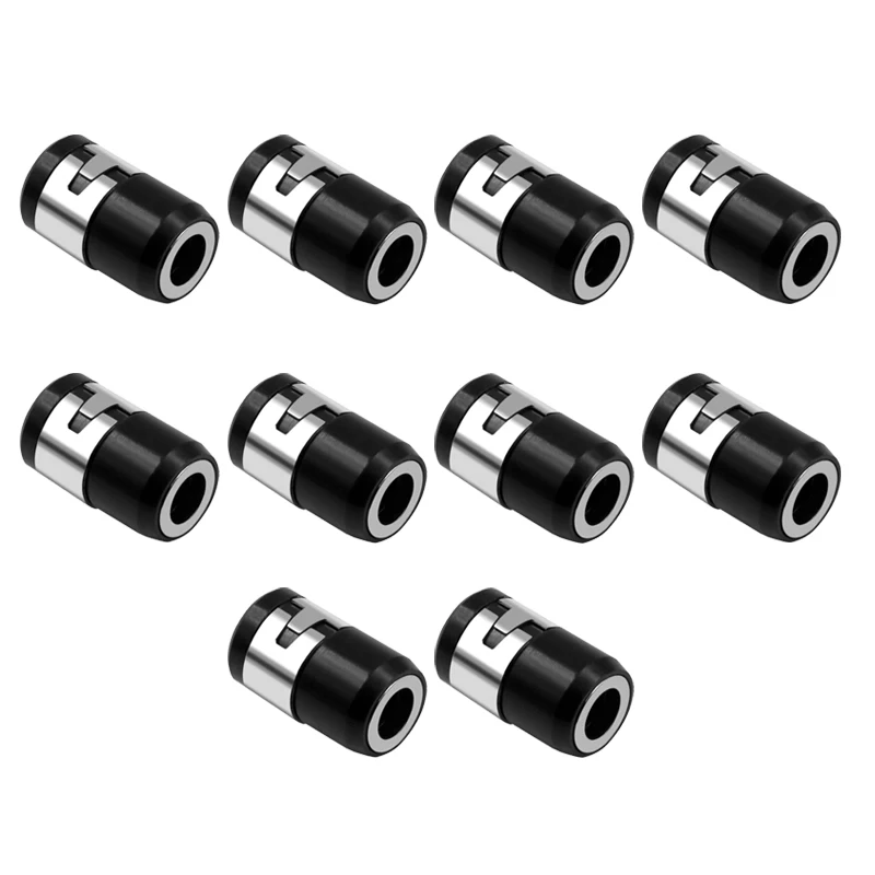 

10 Pcs Bit Magnetizer Ring Screwdriver Bit Drive Universal 21mm Magnetizer Ring Magnetic Steel for Screwdriver Bits
