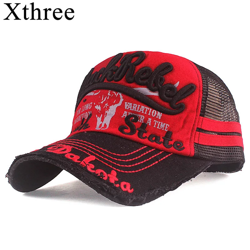 

Xthree Summer Baseball Cap Mesh Women Snapback Hats For Men Bone Casquette Hip Hop Brand Casual Gorra Adjustable Cotton Hat Caps