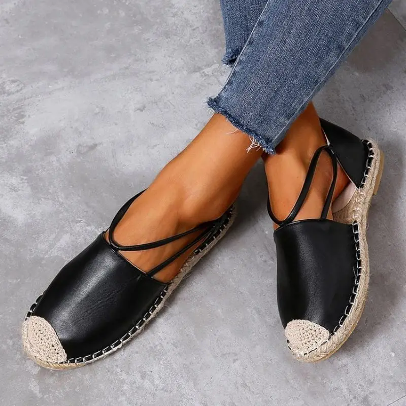 

2021 New Women's Fashion Pu Anti-collision Shoes with Flat Toe and One Foot Casual Shoes Are Personalized Hot Sellers HL634