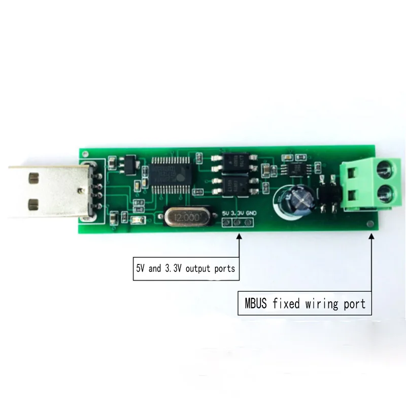 USB для MBUS slave module master связь отладка мониторинг шины/нет спонтанного приема|Детали
