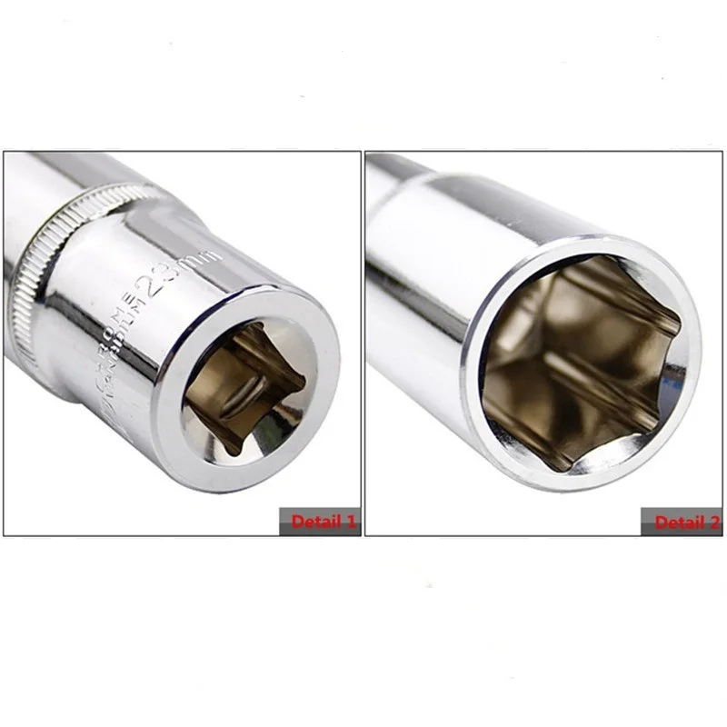 Набор больших разъемов 3/8 дюйма метрический с большой стрелкой 10 мм 11 12 13 14 15 17 19