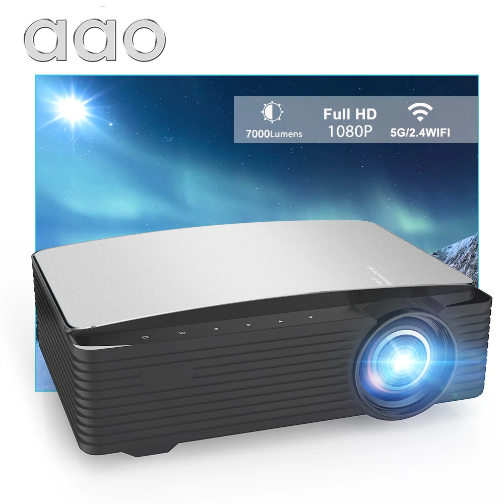 AAO YG650 проектор Full HD 1080P 2K 4K светодиодный YG620 K25 WIFI Android видео телефон 3D домашний