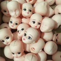 cute licca doll head 16 diy birthday gifts cake decor doll bald heads kids play house game toy girl make up learning doll head