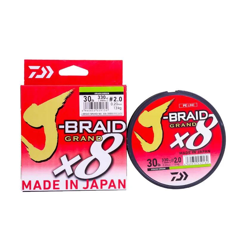 Новая леска Daiwa J braid X8 Grand 8 подставок Xbraided полиэтиленовых лески оригинальный