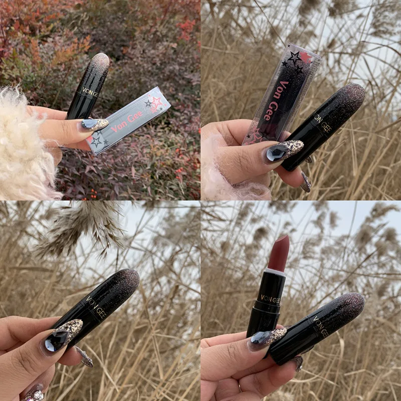 Vongee Star губная помада в виде пули матовая бархатная туманная поверхность