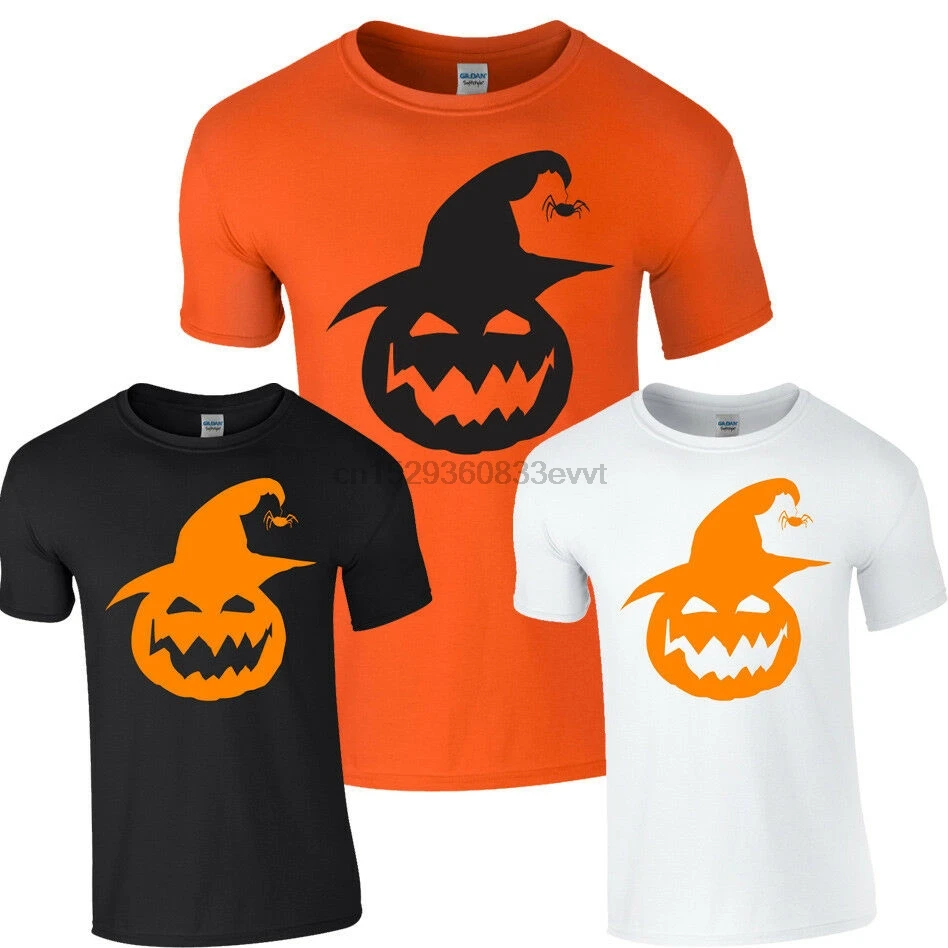Хэллоуин Тыква футболка с ведьмой страшный костюм маскарадные костюмы для детей
