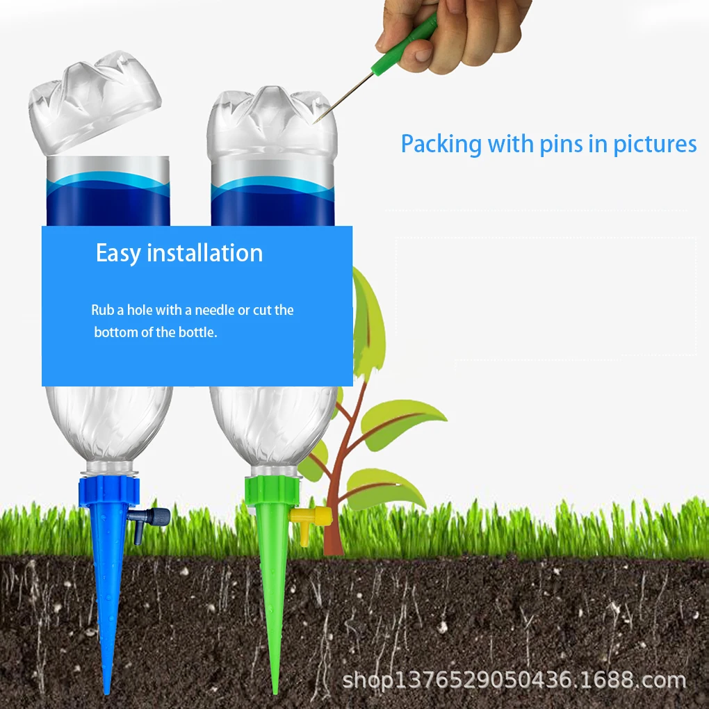 1/2/4/6/8/10pcs Drip irrigation system Plant Waterers DIY Automatic drip water spikes taper watering plants house plant | Дом и сад