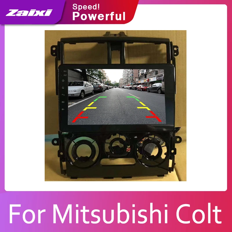 ZaiXi Android 2 Din Автомобильный Радио Мультимедиа Видео плеер Авто Стерео gps карта для Mitsubishi Colt 2002- медиа Navi навигация