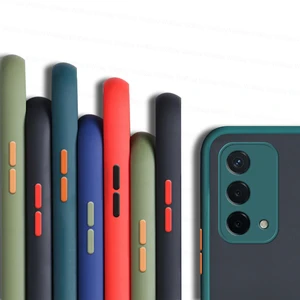 Matte Bumper For Realeme GT Master Case Realeme GT Explorer Master
Cover Shockproof Protective Phone Case Realme C25S C21 C20 15