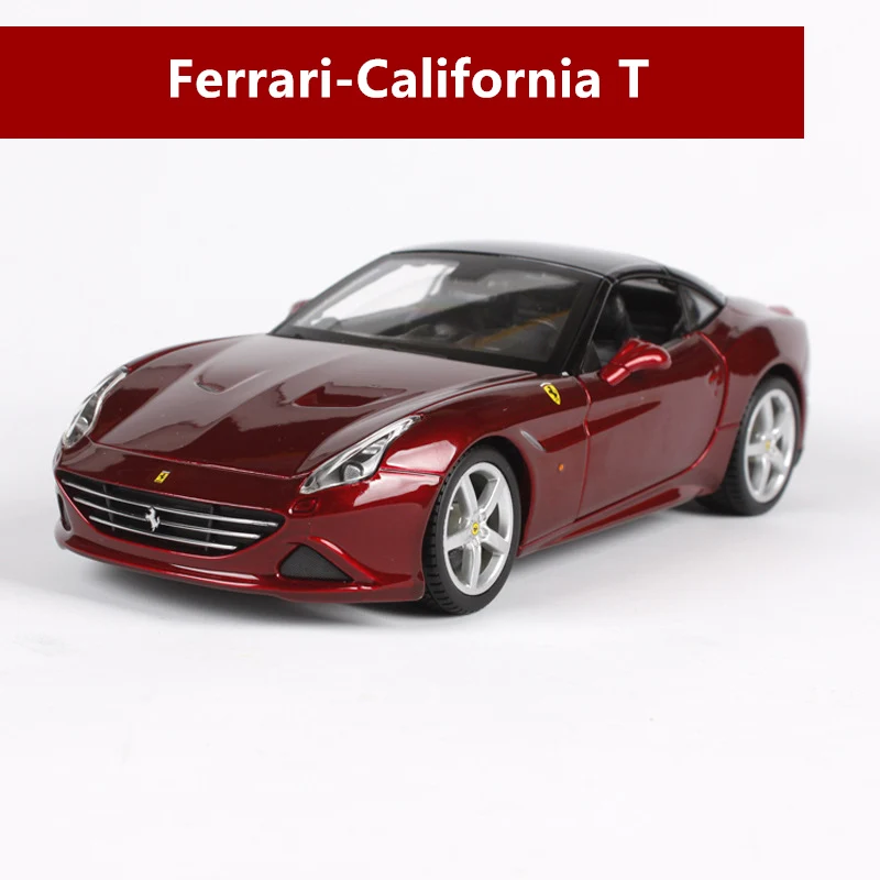 California Bburago 1:24 Ferrari 599GTO модель автомобиля литье под давлением Металлическая Модель Детская игрушка бойфренд подарок имитация сплава автомобиль коллекция - Цвет: California
