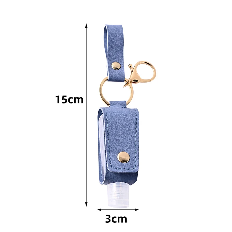 Портативный Бесплатная бутылочек для дезинфицирующих средств рук кожаный чехол