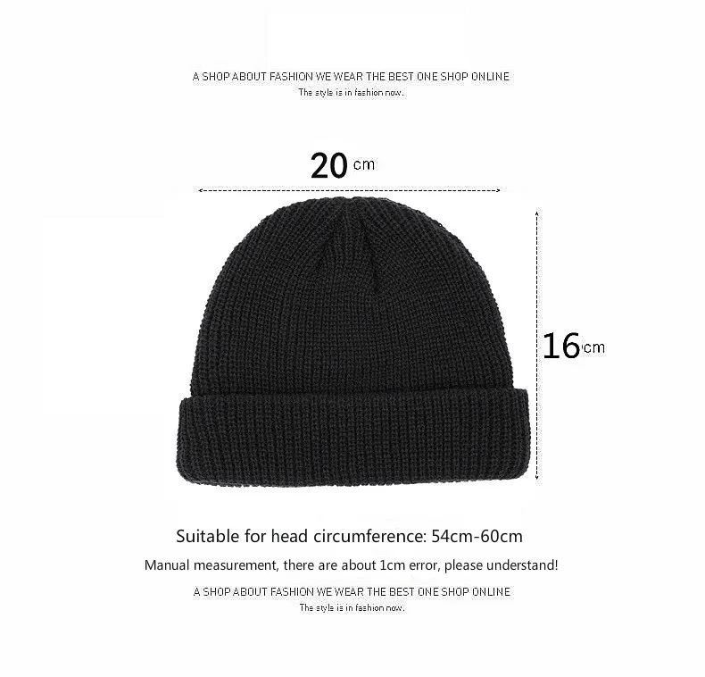 

Winter Warm Beanies Casual Short Thread Hip Hop Hat Adult Men Beanie Female Wool Knitted Beanie SkullCap Elastic Hats Unisex