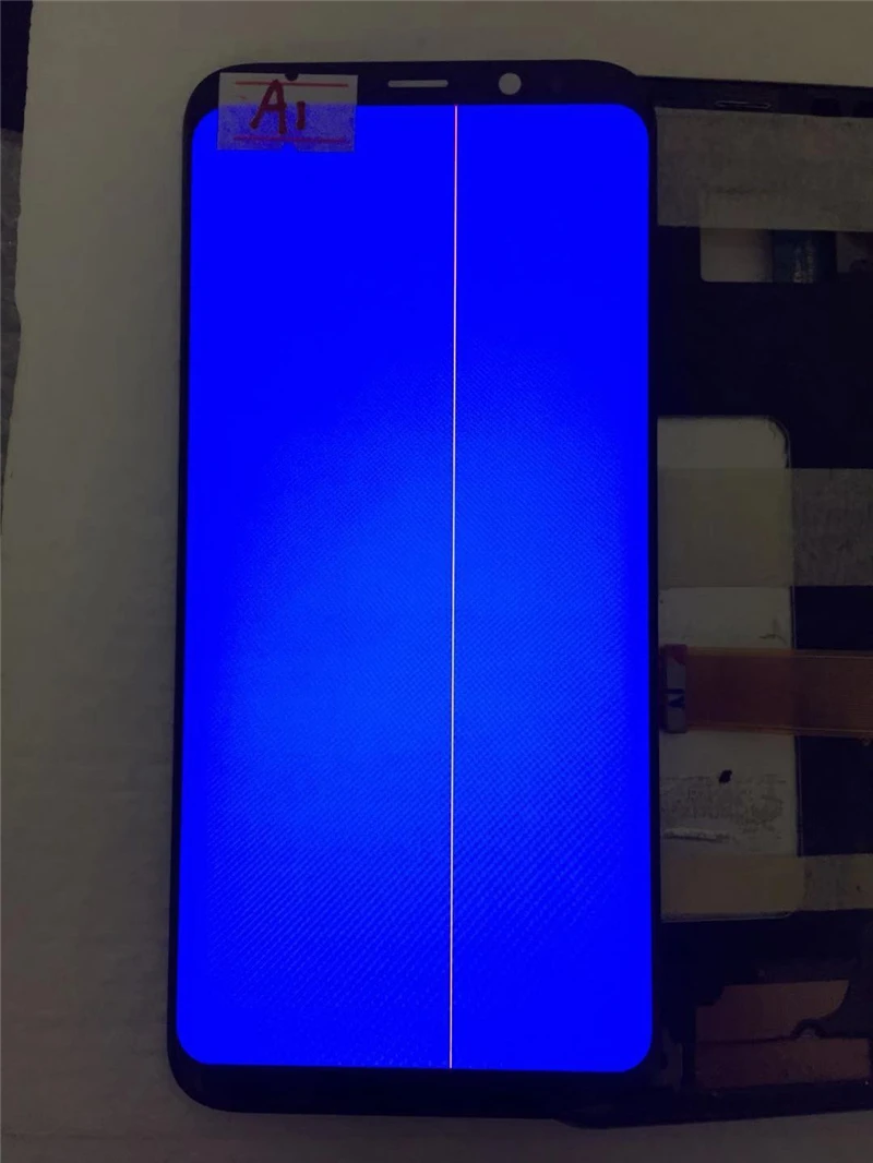 NO.A1 AMOLED с линией для samsung Galaxy S8 PLUS G955A G955U G955F ЖК-дисплей кодирующий преобразователь сенсорного экрана в сборе - Цвет: NO.A1