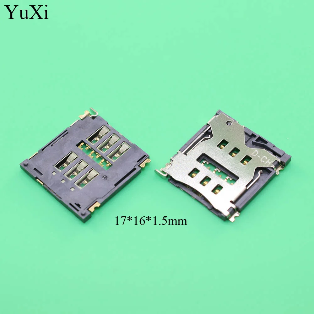 Новый считыватель сокетов sim-карты держатель запасной отсек для Goophone i6 plus копия