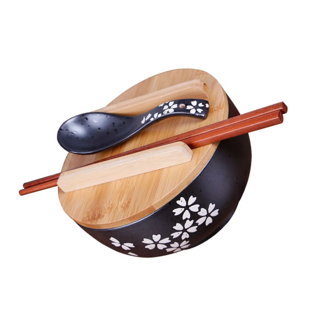 

1 Set Ceramic Noodle Bowl Japanese Style Instant Noodles Bowl Soup Bowl