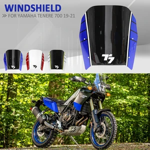 2019 2021 new for yamaha tenere 700 t700 xtz 700 motorcycle windshield wind screen shield deflector protector cover free global shipping