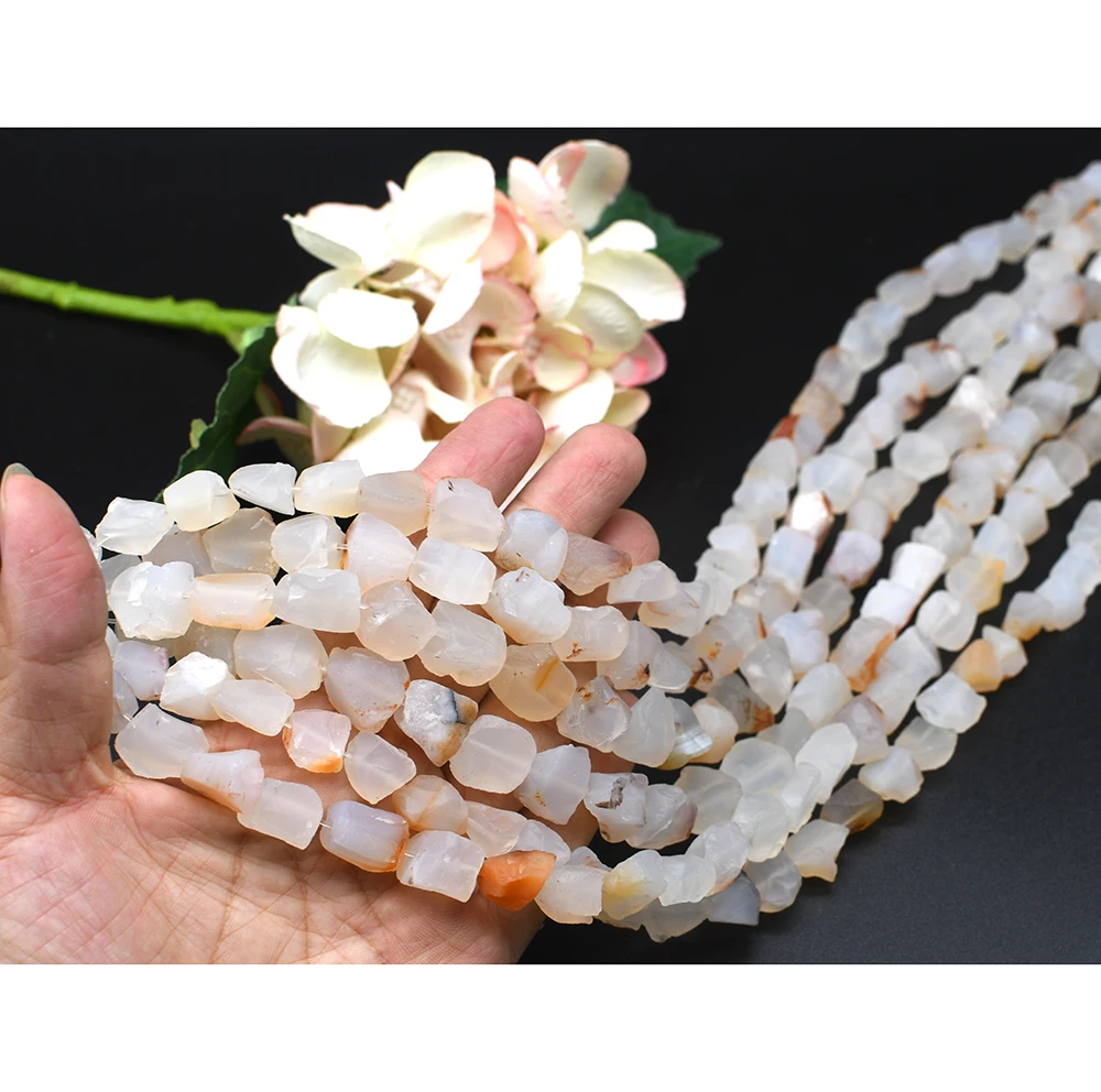 

Natural irregular agates Beads 9-11x13-15mm Loose Beads for Jewelry Making Charm Accessories DIY Fashion Free Shipping