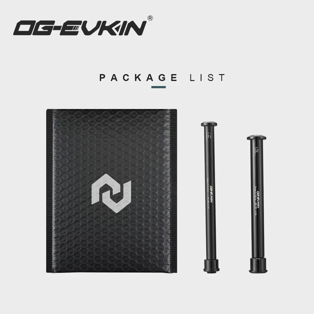 OG-EVKIN QR-004 Thru-Axle M15/M12*P1.5 Front 15x110MM/Rear 12x148MM Bicycle Skewers For MTB Disc Brake 12 speed Quick Release