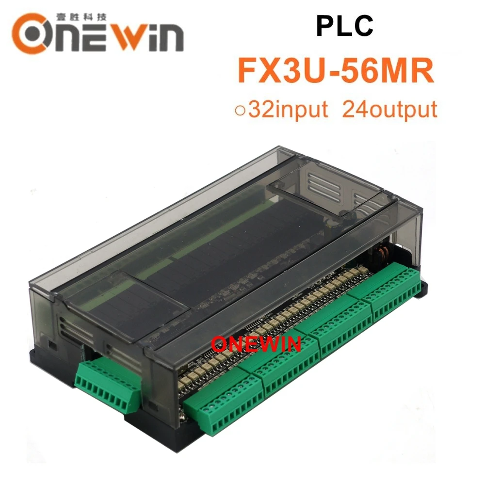 FX3U 56MR Реле PLC программируемая промышленная плата управления 32 входа 24 выхода 6AD 2DA
