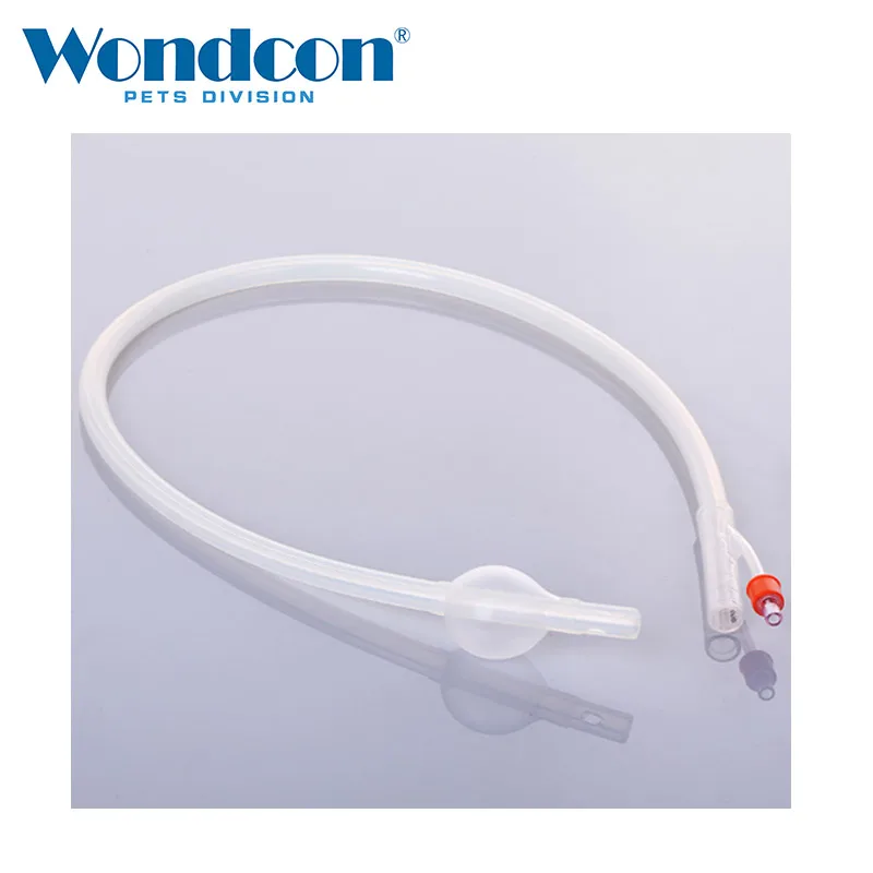 Медицинский силиконовый смывочный катетер Wondcon с шариком|Хирургические