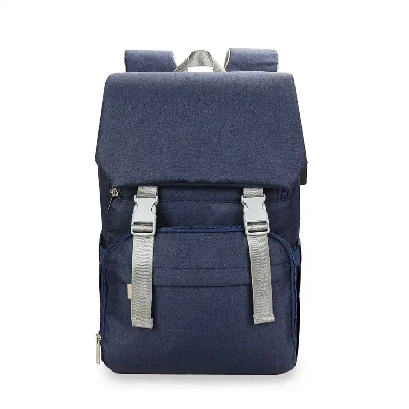 

Baby Diaper Backback Large Capacity Mummy Nappy Bag Multifunctional USB Daypack