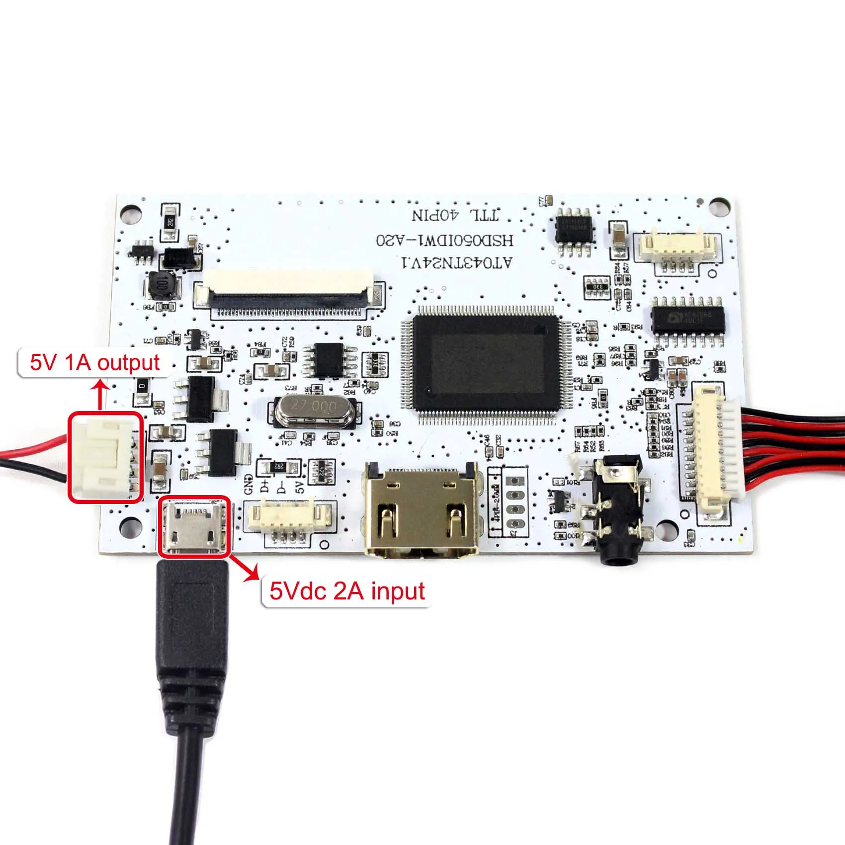 Плата контроллера HD MI для ЖК-экрана 4 3 дюйма HSD043I9W1 AT043TN24 AT043TN25 |