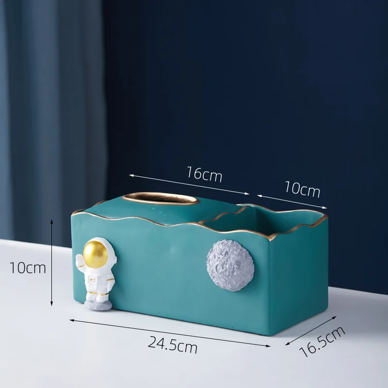 

Home Decoration Accessories Modern Resin Nordic Cute Tissue Box Container Tissue Boxes Opbergdoos Met Deksel Tissue Box BE50ZJH