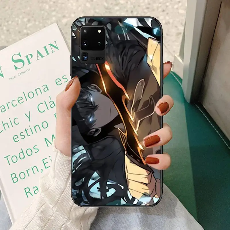 

Anime Solo Leveling Sung Jin Woo Phone Case For Samsung A51 71 31 40 30s 21s Galaxy S9 10 20 Plus Note9 10pro 20 20ultra