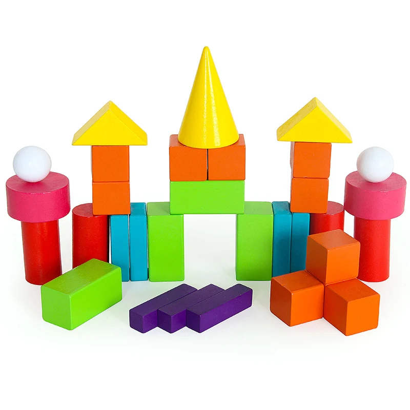 

Three Dimensional Geometry Teaching Aids Montessori Mathematics Box Kindergarten Rectangular Cube Building Blocks