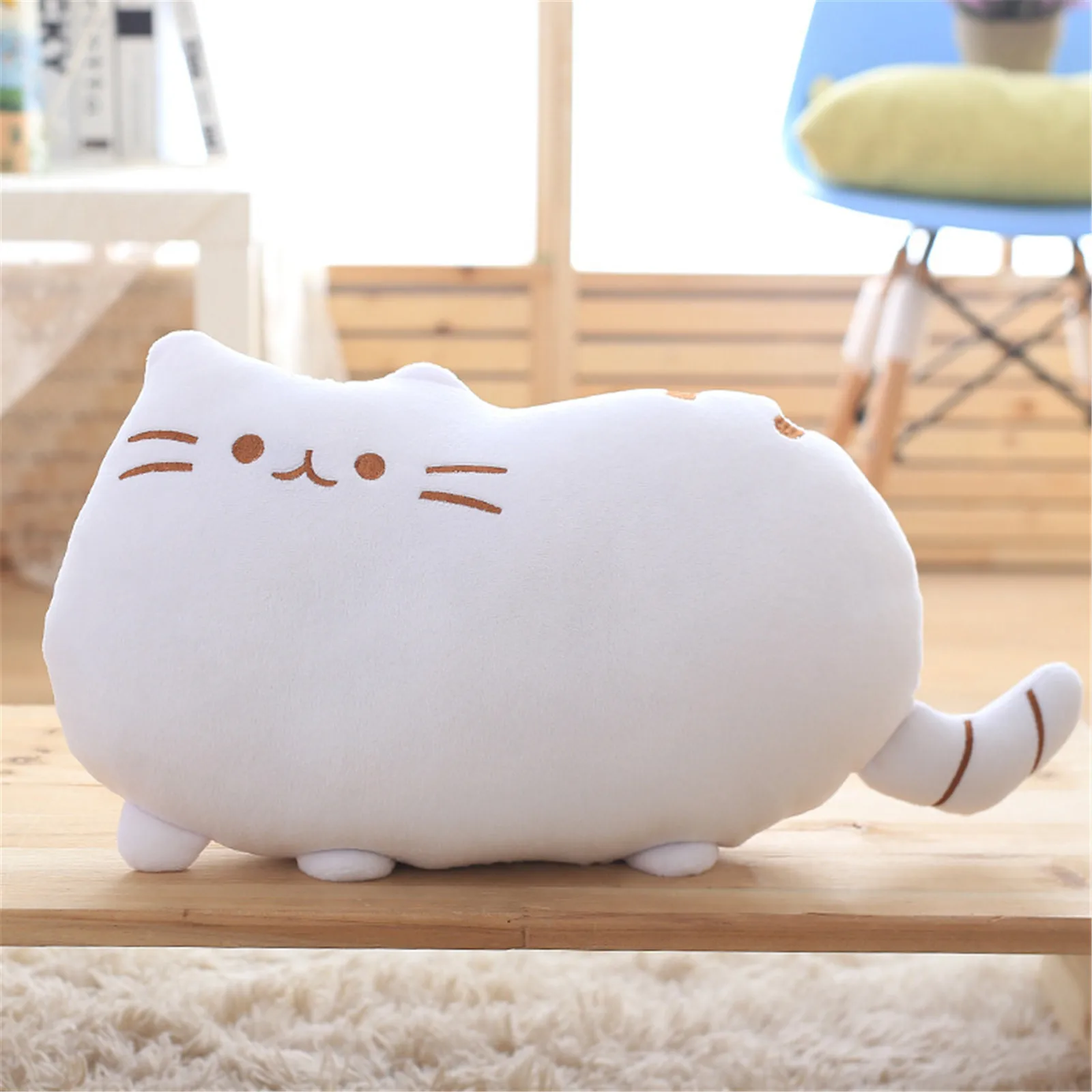 

Kawaii Lying Cat Plush Toys Stuffed Cute Cat Doll Lovely Animal Pillow Soft Cartoon Toys For Children Girls Christmas Gift