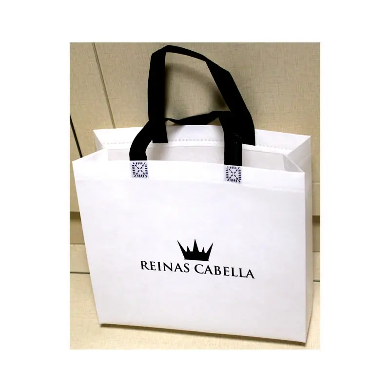 Logotipo impreso personalizado, letras para compras y embalaje, bolsas de regalo no tejidas-0