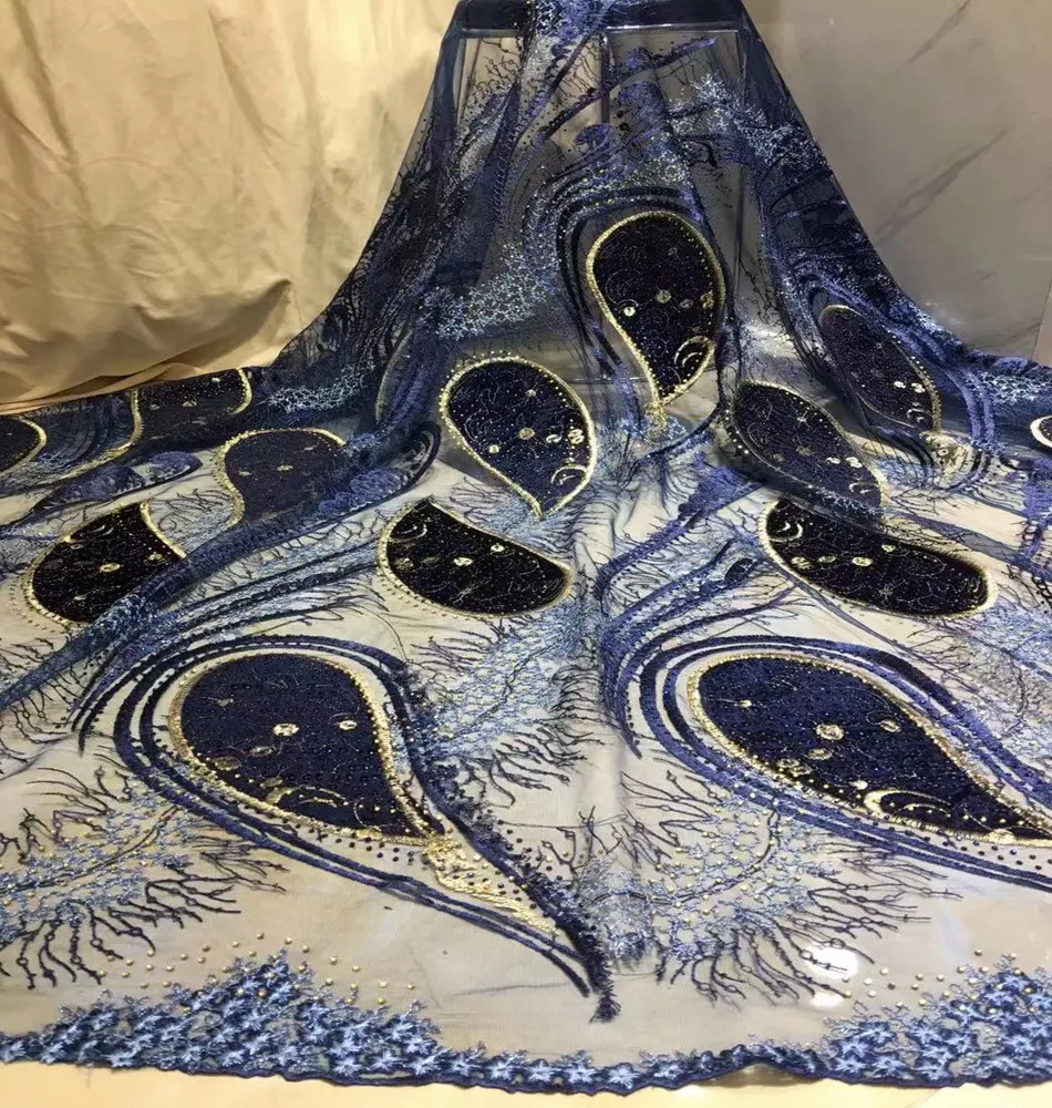 

Французские сетчатые кружева с бархатной тканью, высококачественные тюлевые Африканские кружева, ткань в нигерийском стиле для свадьбы ...