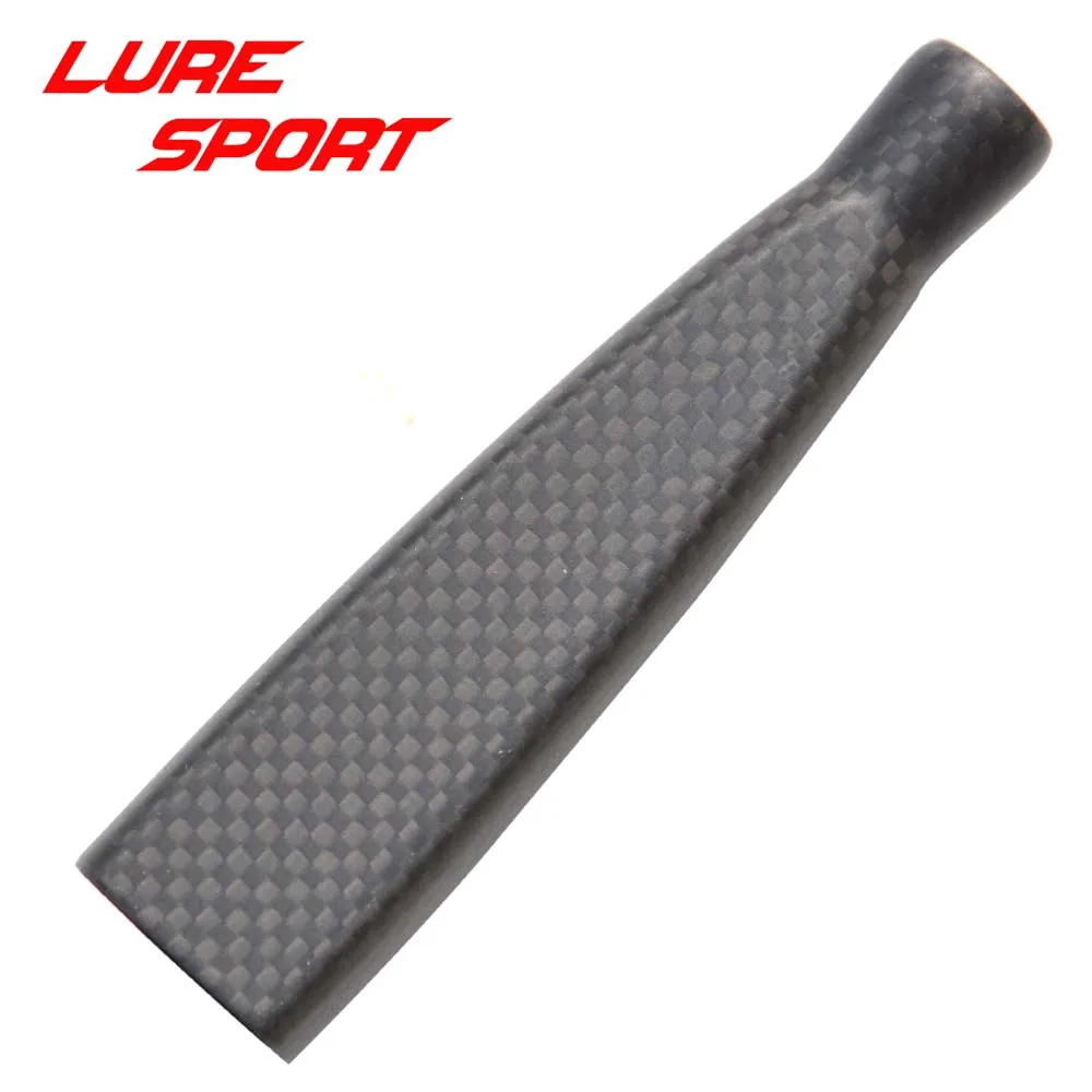LureSport 2 шт. тканая углеродная ручка 11 см полукруглая поперечная секция 3K стержень
