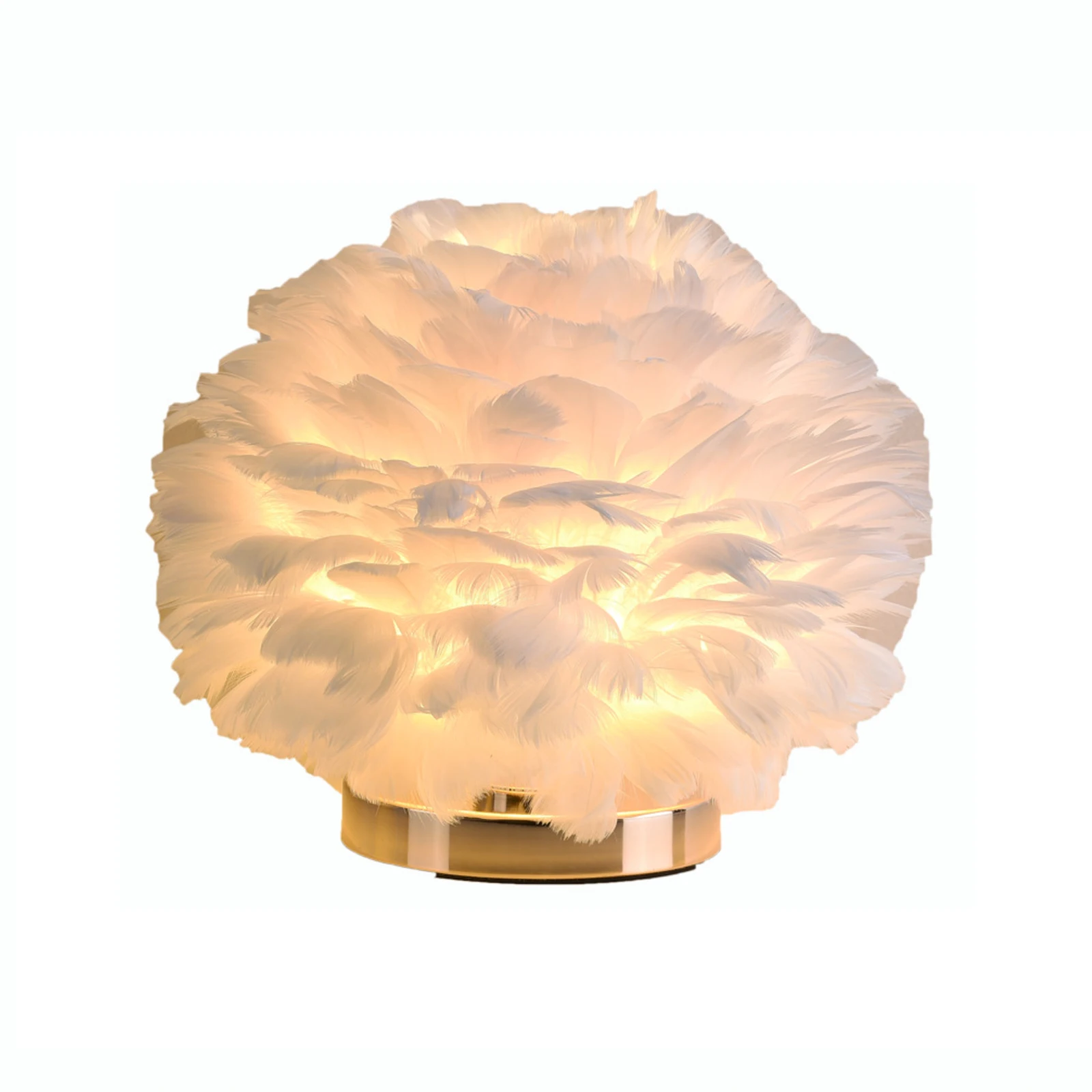 Современная лампа с перьями Скандинавская Настольная гусиными Подвесная для