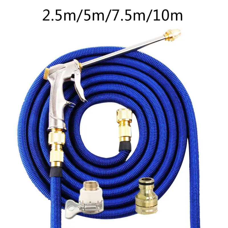 

Wearable Garden Watering Hose 3 Times Expandable High Pressure Wash Water Hose Q9QD