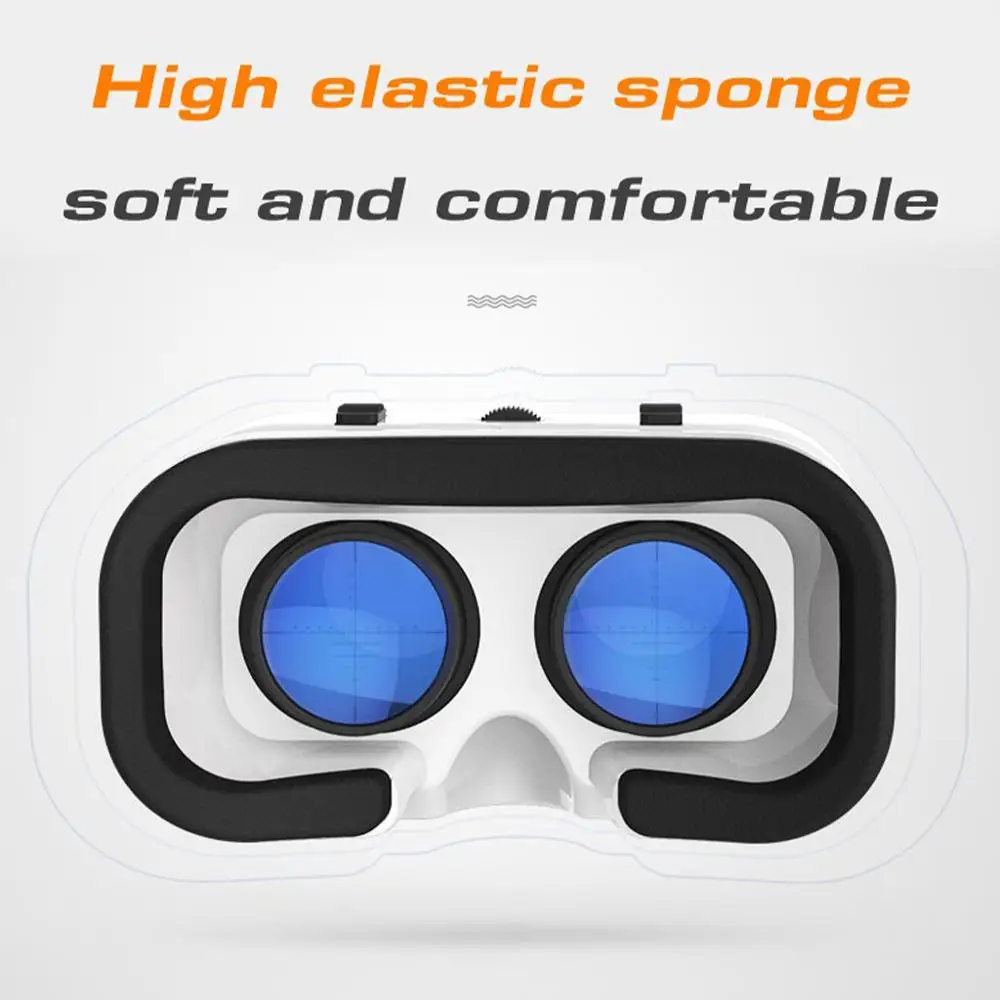 

VR Glasses Universal Virtual Reality Glasses for Mobile Games 360 HD Movies Compatible with 4.7-6.53'' Smartphone