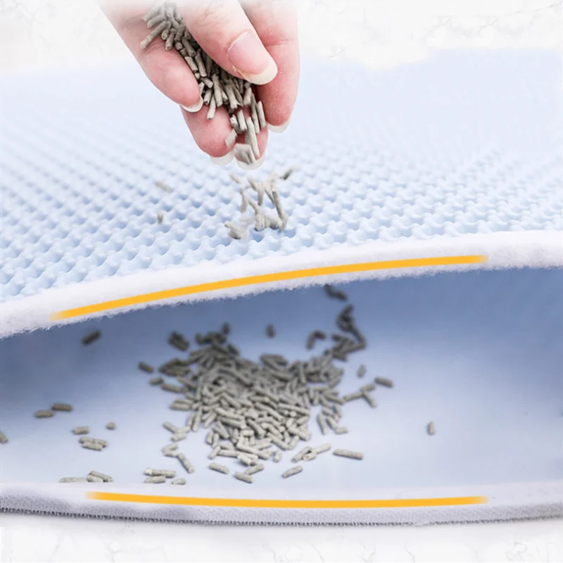 

10 Colors Litter Mat Pet Carpet Cat Sand Cat Toilet Mat Cats Waterproof Mats For Pets Cats Trapper Foldable EVA Non-slip Mats