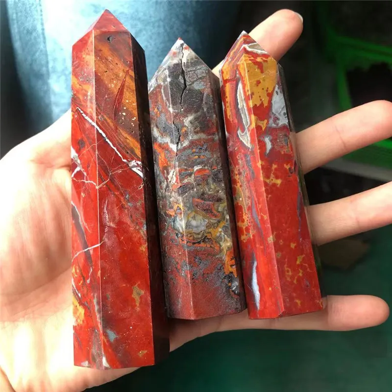 

Crystal Quartz Tower Points Red Agate Healing Point Crystal For Home Decor