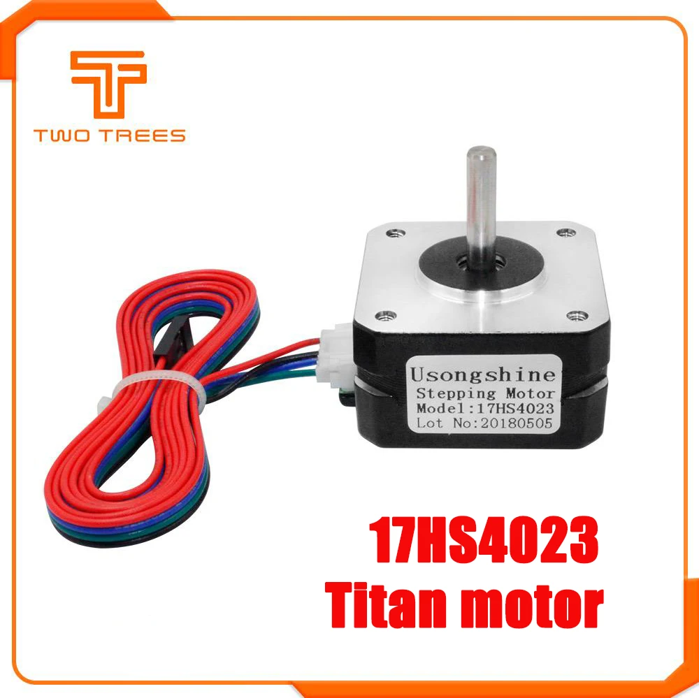 5 шт.: Usongshine 17HS4023 Nema17 для Titan экструдер с 4мя фазами, Nema 17 22 мм 42 двигатель для 3D-принтеры Запчасти